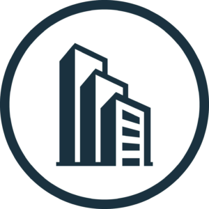 High rise building icon